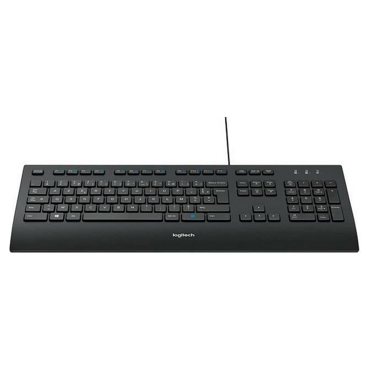 Tangentbord Logitech K280E Svart Franska AZERTY